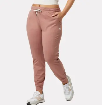 Cotton Comfort Slim Fit Joggers for Women - Salmon