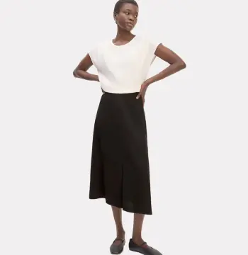 Women's flowy midi skirt